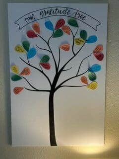 Our Gratitude Tree