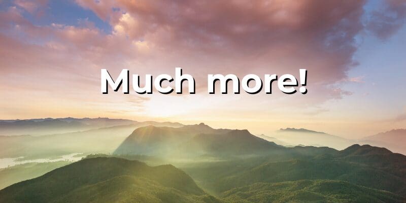 Much more!