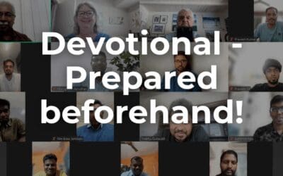 Devotional – Prepared beforehand!