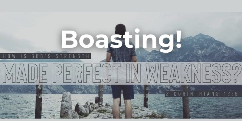 Boasting!