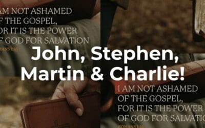 John, Stephen, Martin and Charlie!